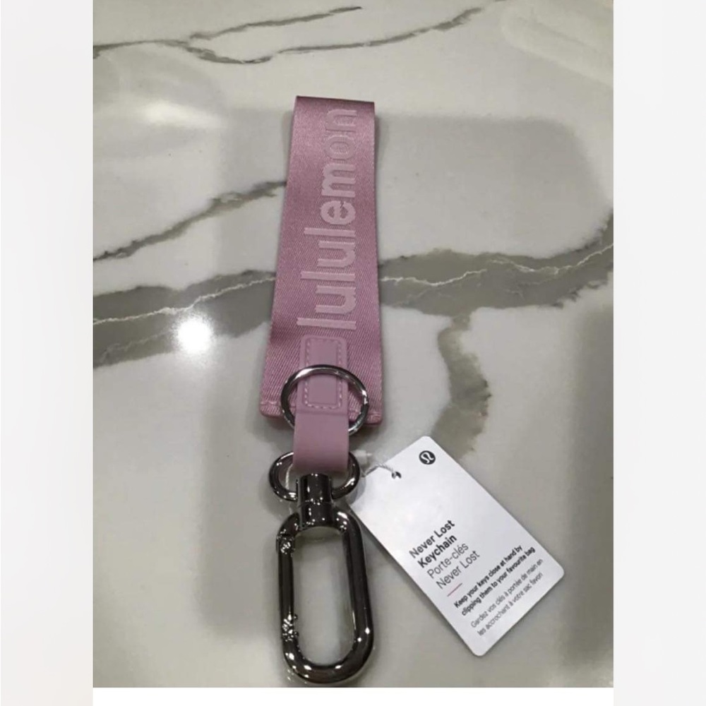 NWT Lululemon Never Lost Keychain